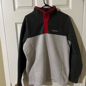 Columbia fleece snap t pullover